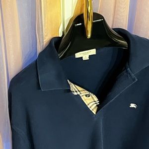 BURBERRY LONDON Long-Sleeve Polo Man’s Shirt